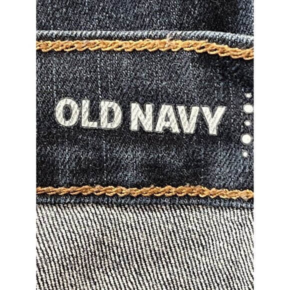 Old Navy Curvy/Profile Mid-Rise Dark Wash‎ Denim Jeans, Size 10 short - Picture 5 of 8